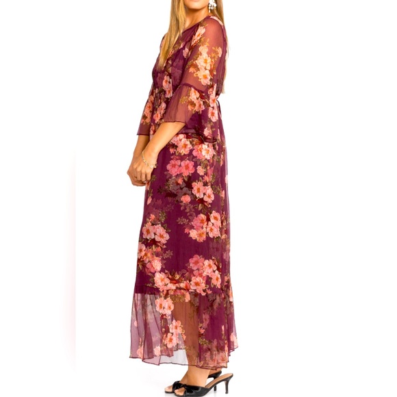 JOHNNY WAS Winona Silk Maxi Dress - Picture 5 of 15